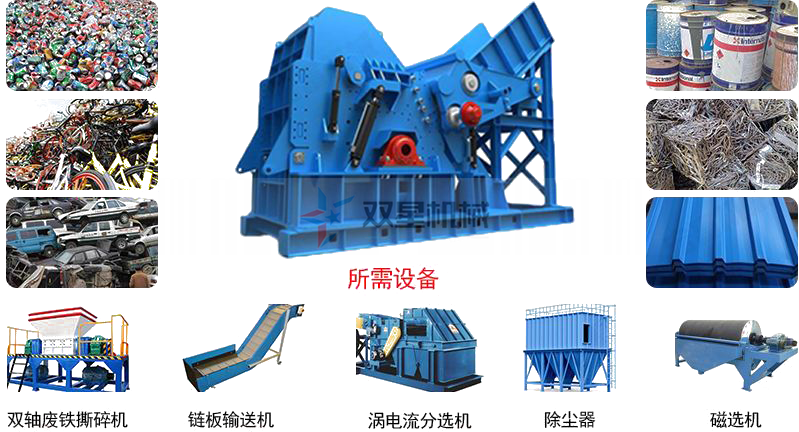 <a href='http://www.dzhytgb.cn/1/60.html' target='_blank'><span>鐵皮粉碎機</span></a>適用物料